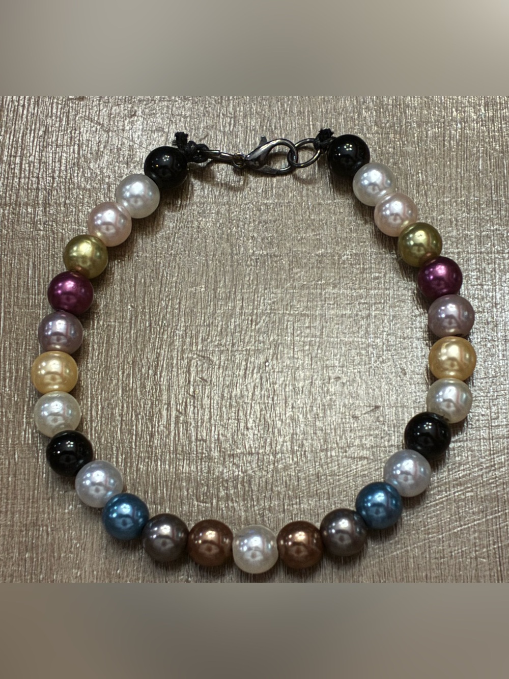 Multicolor Pearl Bead Bracelet - Women Jewelry
